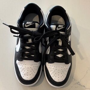 Nike Black and White Dunk Low Retro